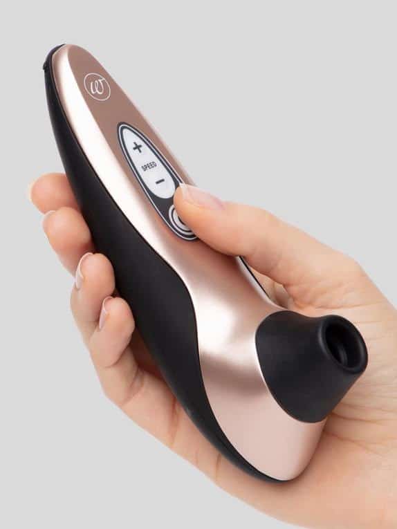 womanizer x lovehoney pro40 rechargeable clitoral stimulator - Your Sex Toy Gift Guide - Xs and Os